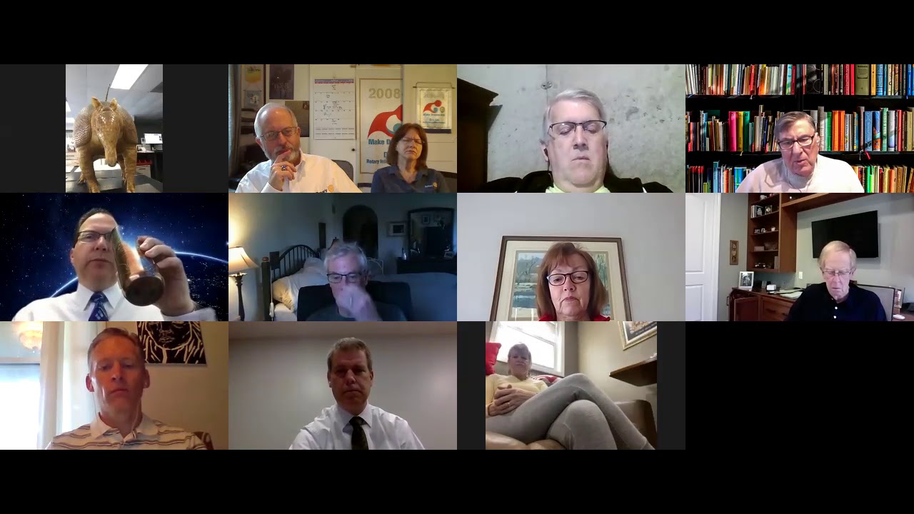 Rotary Club of Overland Meeting with RI Director Floyd Lancia