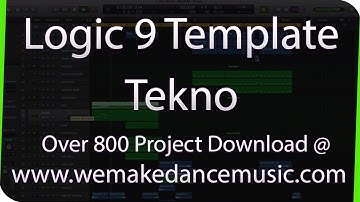 Techno Midi Music Production Template In Logic Pro 9 - TEKNO By Mikas