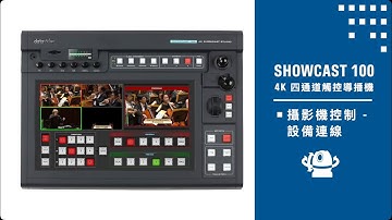 【How-To 教學影片】Datavideo SHOWCAST 100 操作教學：PART 4 攝影機控制-設備連線｜Datavideo洋銘科技