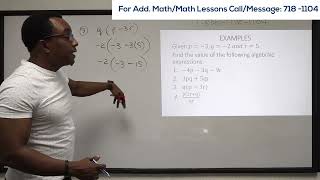 CSEC MATHEMATICS - Moyo Math Series | ALGEBRA PART FOUR