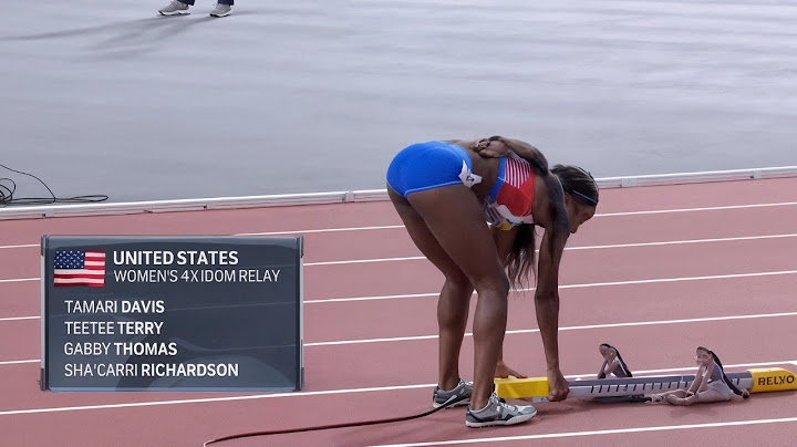 The Women's 4x100m USA's Richardson & Gabby Thomas Defeats Jamaica's Fraser-Pryce & Shericka Jackson