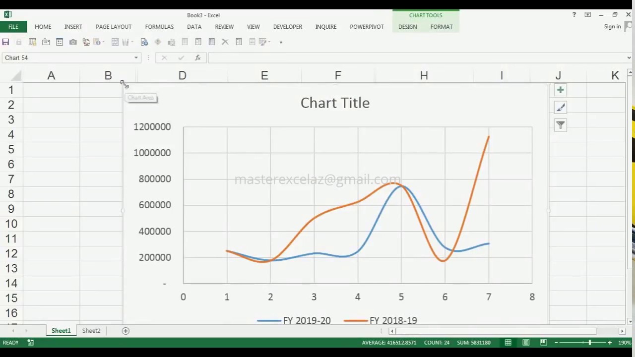 Excel Smooth Line Chart