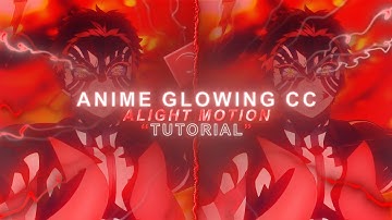 AE like Glowing anime CC tutorial | Alight Motion (+preset)