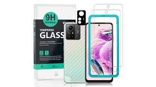 Xiaomi Redmi Note 12S 4GTempered glass ibywind Protector &amp; Easy Install Kit &amp; Camera Lens Protector