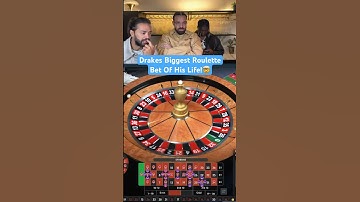 Thumbnail of Drakes Biggest Roulette Bet Of His Life! #drake #roulette #casino #maxwin #highroller #bigwin