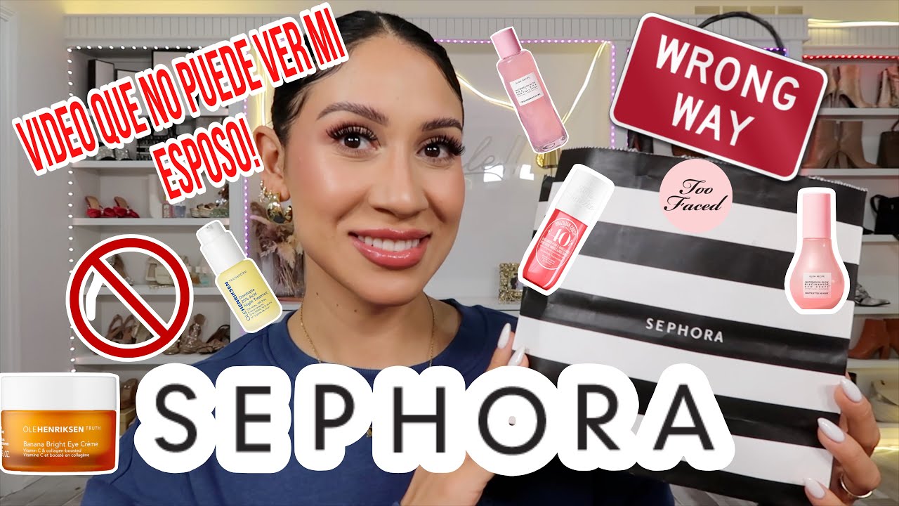 VIDEO QUE NO PUEDE VER MI ESPOSO! 🚫 MIS COMPRAS ACUMULADAS DE SEPHORA!