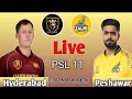PSL Live : Hyderabad Kingsmen vs Peshawar Zalmi,15th Match Live match