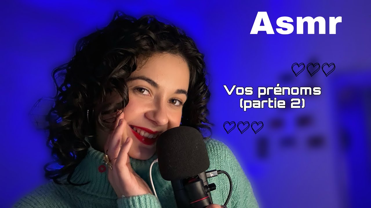   • ASMR FR • Je CHUCHOTE VOS PRÉNOMS • (partie 2 ) 🫶🏻