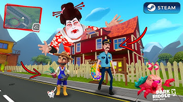 Dark Riddle: Scary Neighbor the Steam version | Gameplay Walkthrough | #steam #darkriddle