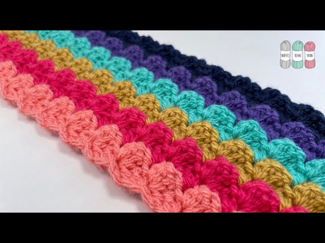 Blanket Stitch Throw (Free Crochet Blanket Pattern) - Yarnique