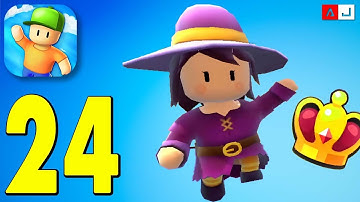 Wizardess - Won Crown - Stumble Guys - Gameplay Walkthrough Part 24 (Android, iOS) - No Commentary