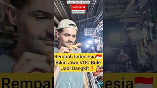 Rempah Indonesia🇮🇩 Bikin Jiwa VOC Bule Jadi Bangkit #reaction #indonesia #youtubeshorts #viralvideo