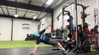Rotational 1-Arm TRX Row