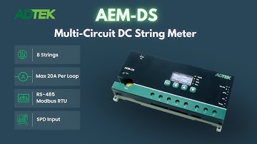 ADTEK AEM-DS: Multi-Circuit DC Power String Meter (DIN Rail) Presentation