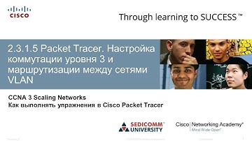 Курс Молодого Бойца Часть 3 2020 CCNA 3 SN 2.3.1.5 Packet Tracer - Настройка коммутации уровня 3