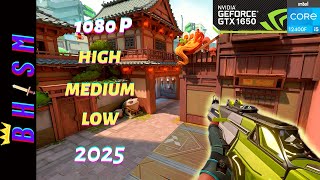 GTX 1650 - Valorant Performance Test 200 FPS at 1080P!! (2025)