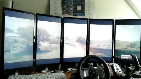 DiRT3 Eyefinity 5400 * 1920 - 5x1P