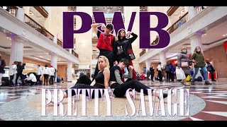 [ K-POP IN PUBLIC ] |ONE TAKE | ( 블랙핑크 ) BLACKPINK - PRETTY SAVAGE by PWB | From RUSSIA MOSCOW COVER