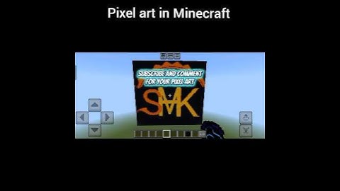Pixel art in Minecraft, part - 2