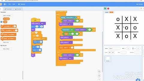 How to create a XO game on scratch  aryem samir