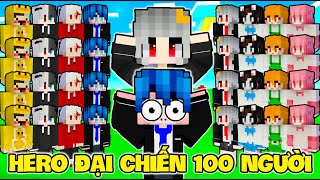 PHONG CẬN SAMMY THỬ THÁCH 24 GIỜ XÂY DỰNG BIỆT ĐỘI 1000 HERO ĐẠI CHIẾN TÍ HON TRONG MINECRAFT