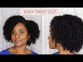 Easy Twist Out On Natural  Hair