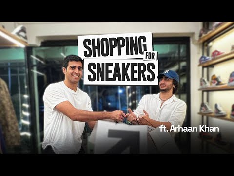 ARHAAN KHAN SHOPS for SNEAKERS💸💰