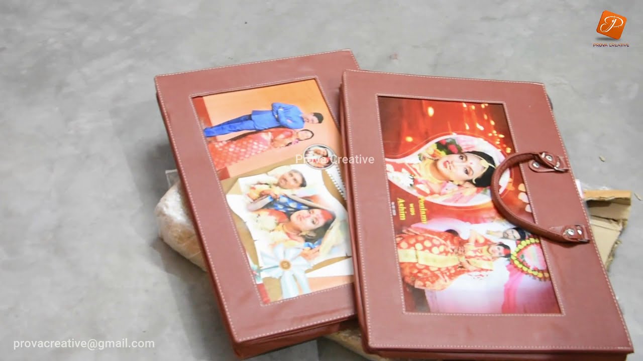 Wedding album secrets | MATT Cover Photobook |Leather Photo window bag | Prova Creative