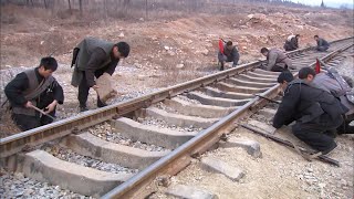 AntiJapanese Film|Eighth Route blows up Japanese army with explosives buried on the railway tracks