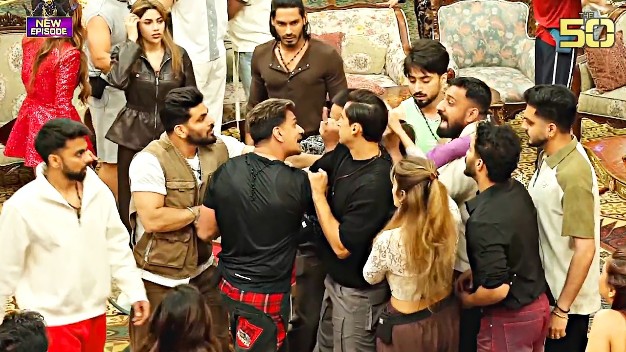 The 50 LIVE | BIG FIGHT | Arbaz Patel, Rajat Dalal & Adnaan Se Hui Prince Narula Ki Badi BAHES