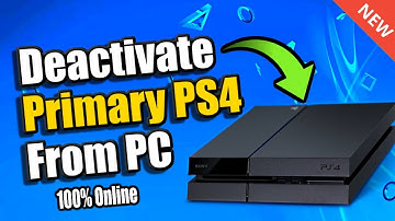 How to Deactivate PRIMARY PS4 from PC (100% Online)