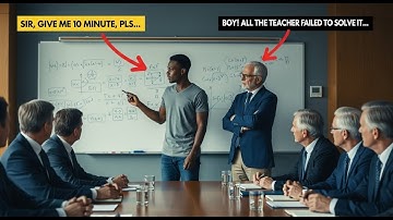 10 Math Professor FAILED to Solve a COMPLEX EQUATION, But a Janitor
