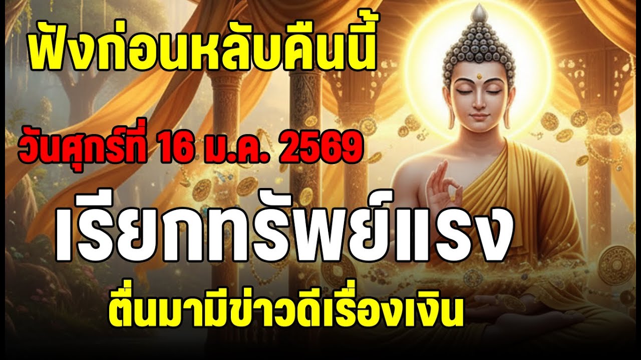 มนต์ศักดิ์สิทธิ์เรียกเงินก่อนนอน | วันศุกร์ที่ 16 ม.ค. 2569