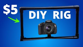 Cheap $5 DIY PVC Camera Rig for Phone or DSLR