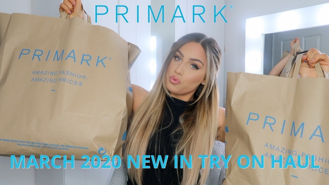 PRIMARK NEW IN TRY ON HAUL! MARCH 2020.. & VOUCHER GIVEAWAY!!  SPRING COLLECTION
