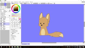 Basics - Digital Art - Paint Tool SAI (no audio)