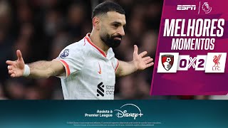 Thumbnail for SALAH BRILHA, anota pintura, LIVERPOOL vence o BOURNEMOUTH e segue na liderança da PREMIER LEAGUE