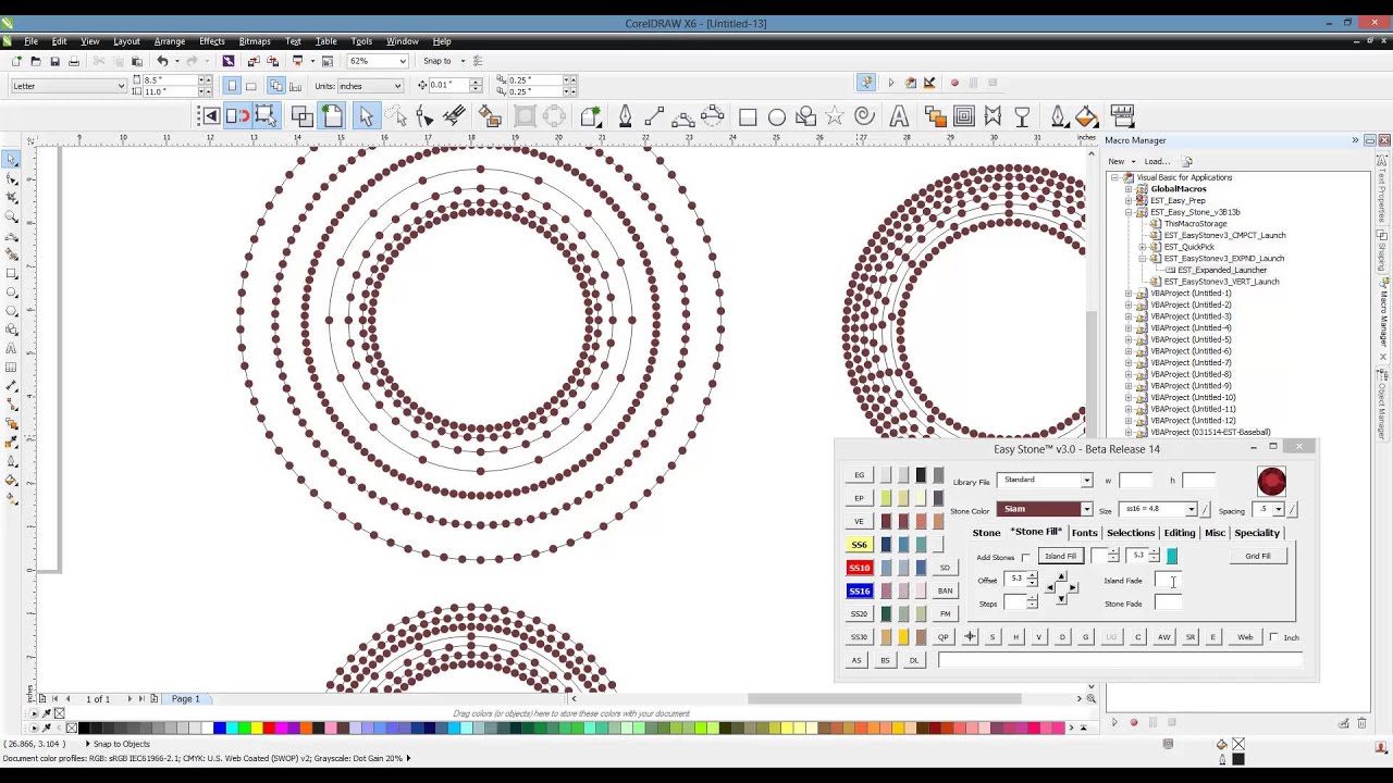coreldraw macro coreldraw macro