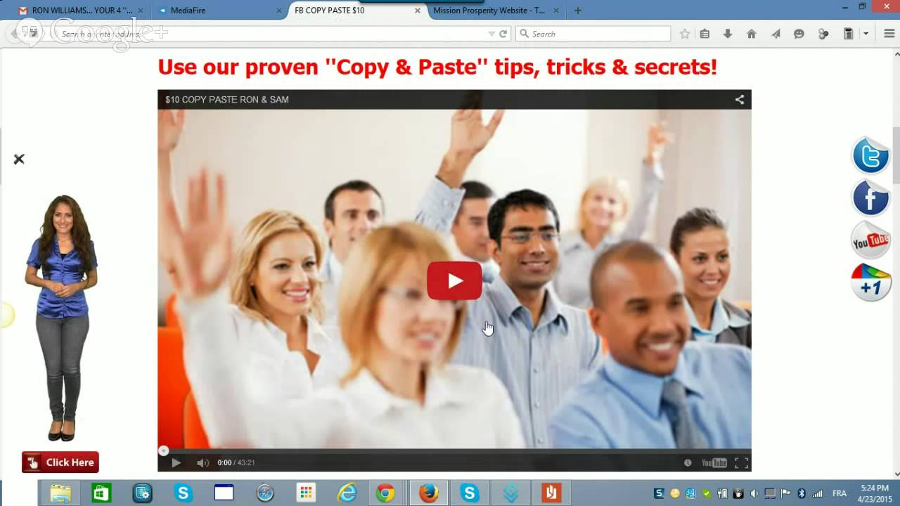 FACEBOOK $10 COPY & PASTE SYSTEM - YouTube