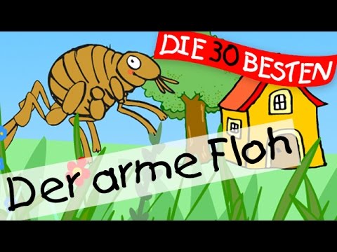 Der arme Floh - Kindergartenlieder zum Mitsingen || Kinderlieder