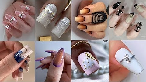NIEUWSTE EN STIJLVOLLE NIEUWE NAIL ART COMPILATIE/GEDECOREERDE NAGELS