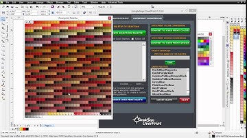 SimpleSeps OverPrint 2 Design and Over Printing Palettes