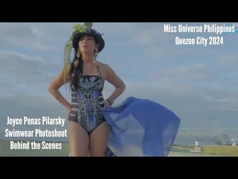 Miss Universe Philippines Quezon City Joyce Penas Pilarsky - Swimwear Photoshoot Behind the scenes