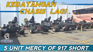 MILIK SIAPA ⁉️ KEDATANGAN 5 UNIT CHASSIS MERCY OF 917 SHORT DI KAROSERI ADIPUTRO