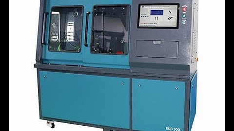 Operation video - EUS900B common rail injector EUI EUP test bench