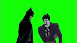 Batman and Joker Laughing - Green Screen