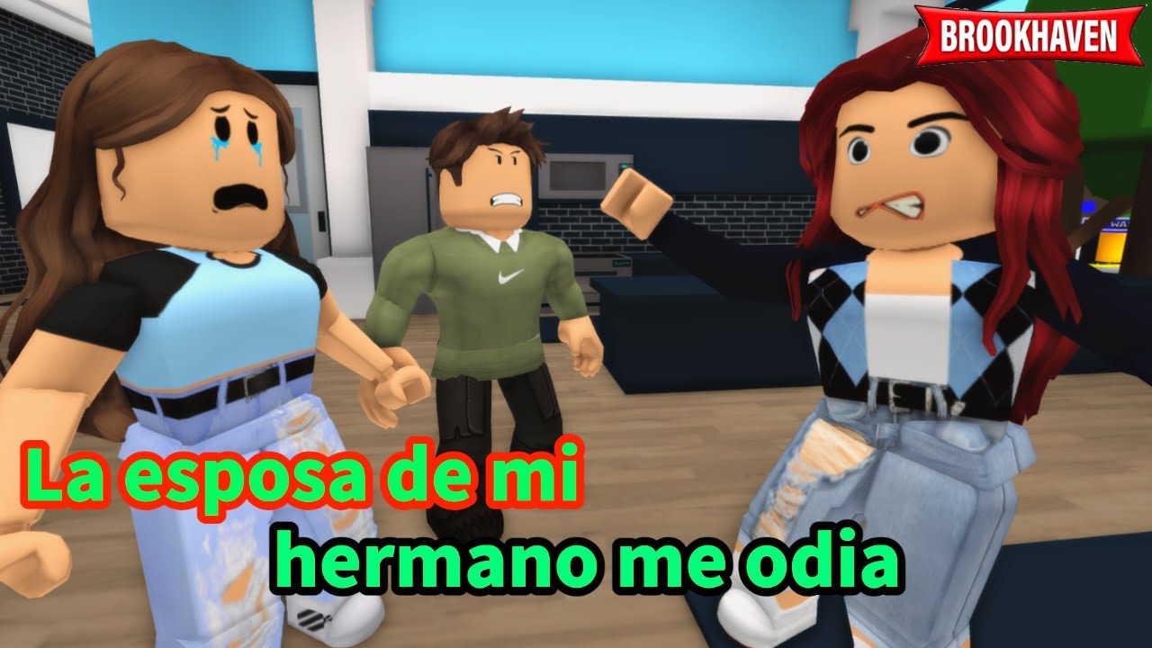 LA ESPOSA DE MI HERMANO ME ODIA | Roblox Brookhaven rp |Mini Pelicula (Con Voces)Historias de roblox