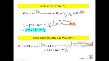 Diffusion -  Coefficients and Non Steady State