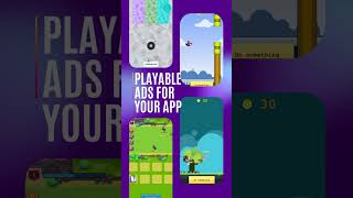 Order Playable Ads for your mobile game! Buy now and customize, or order tailor made solution.