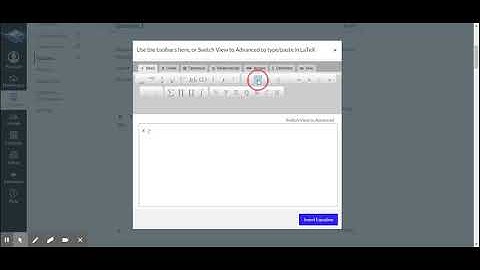 Canvas Equation Editor Instructions